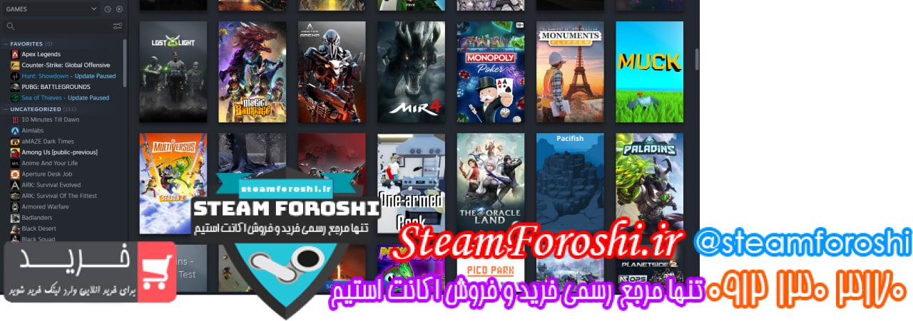 خرید اکانت استیم کد 13018