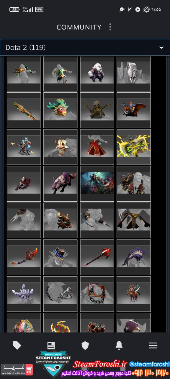 خرید اکانت دوتا 2 کد 13090