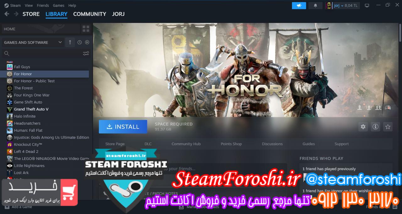 خرید اکانت استیم کد 13175