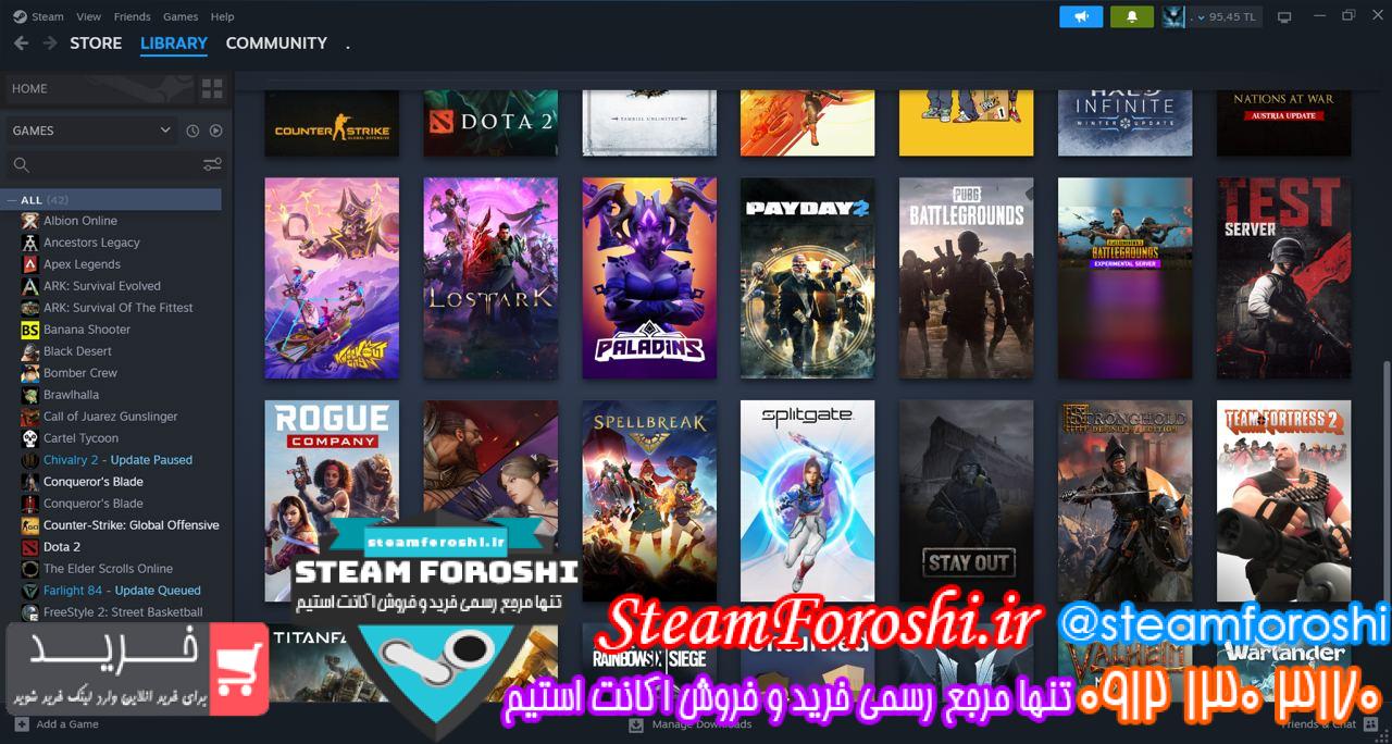 خرید اکانت استیم کد 13176