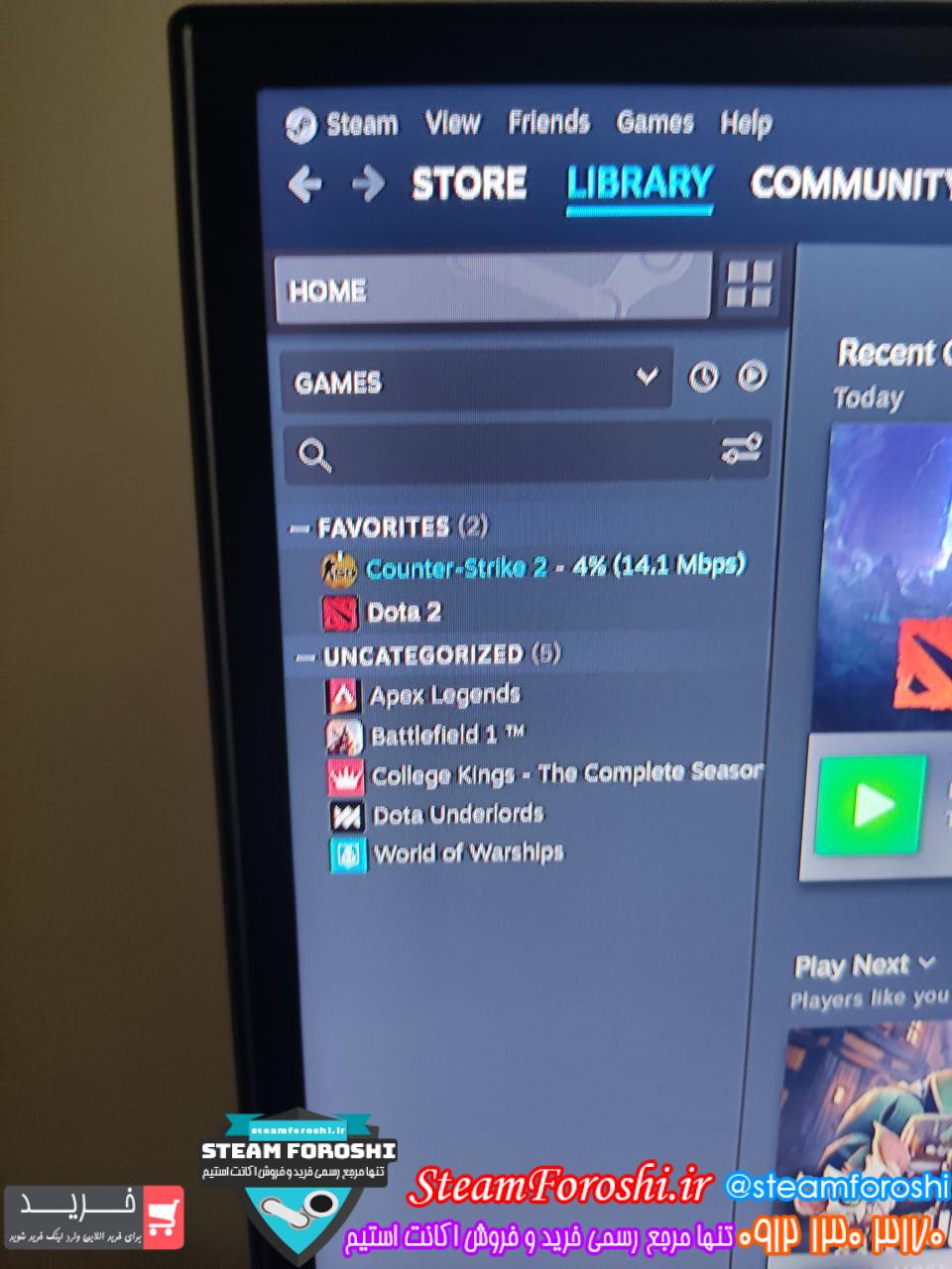 خرید اکانت استیم کد 13256