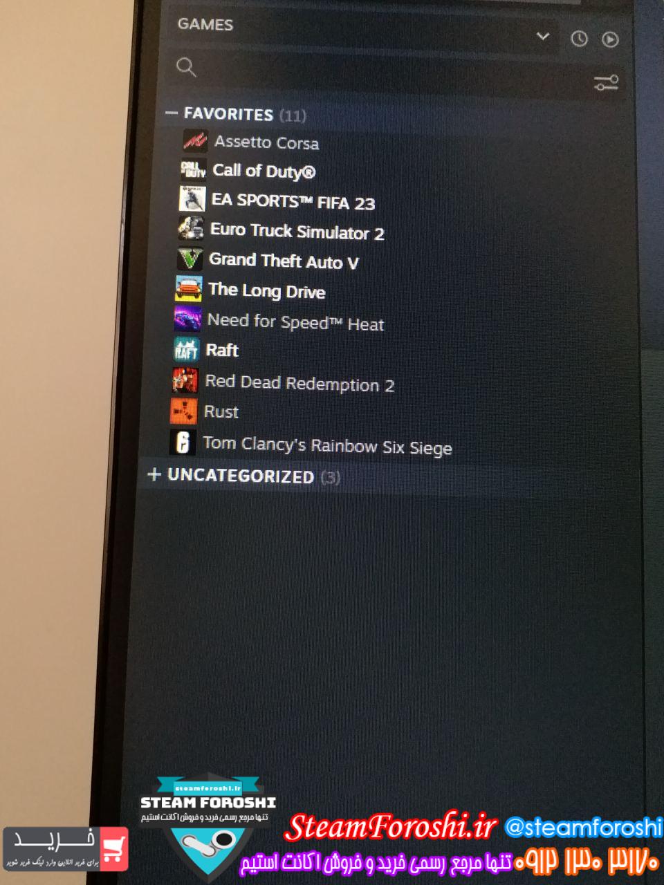 خرید اکانت استیم کد 13280