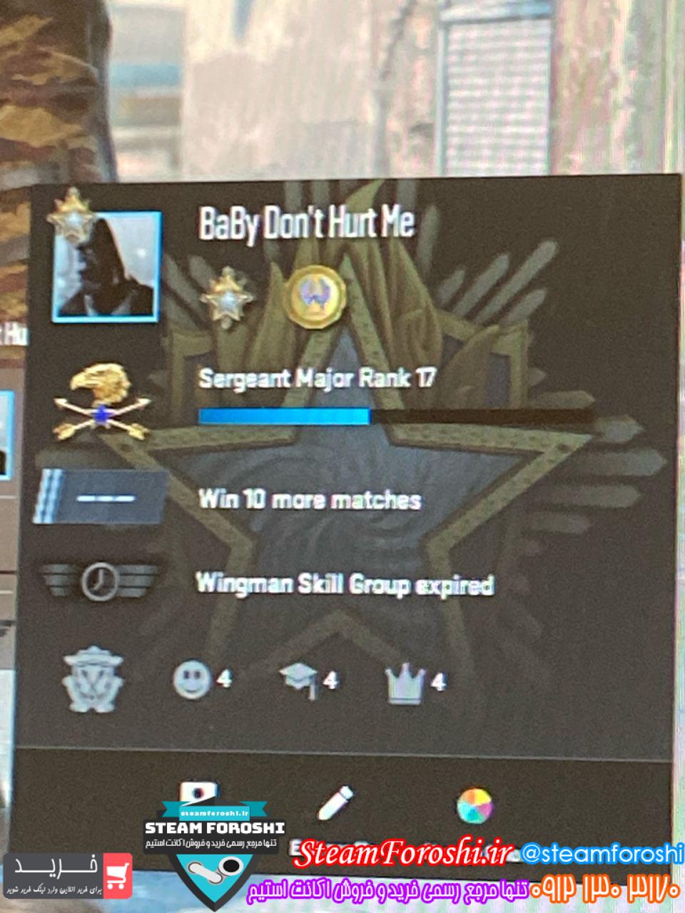 خرید اکانت cs go کد 13299