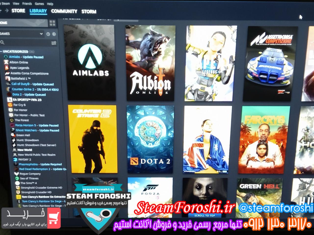 خرید اکانت استیم کد 13402