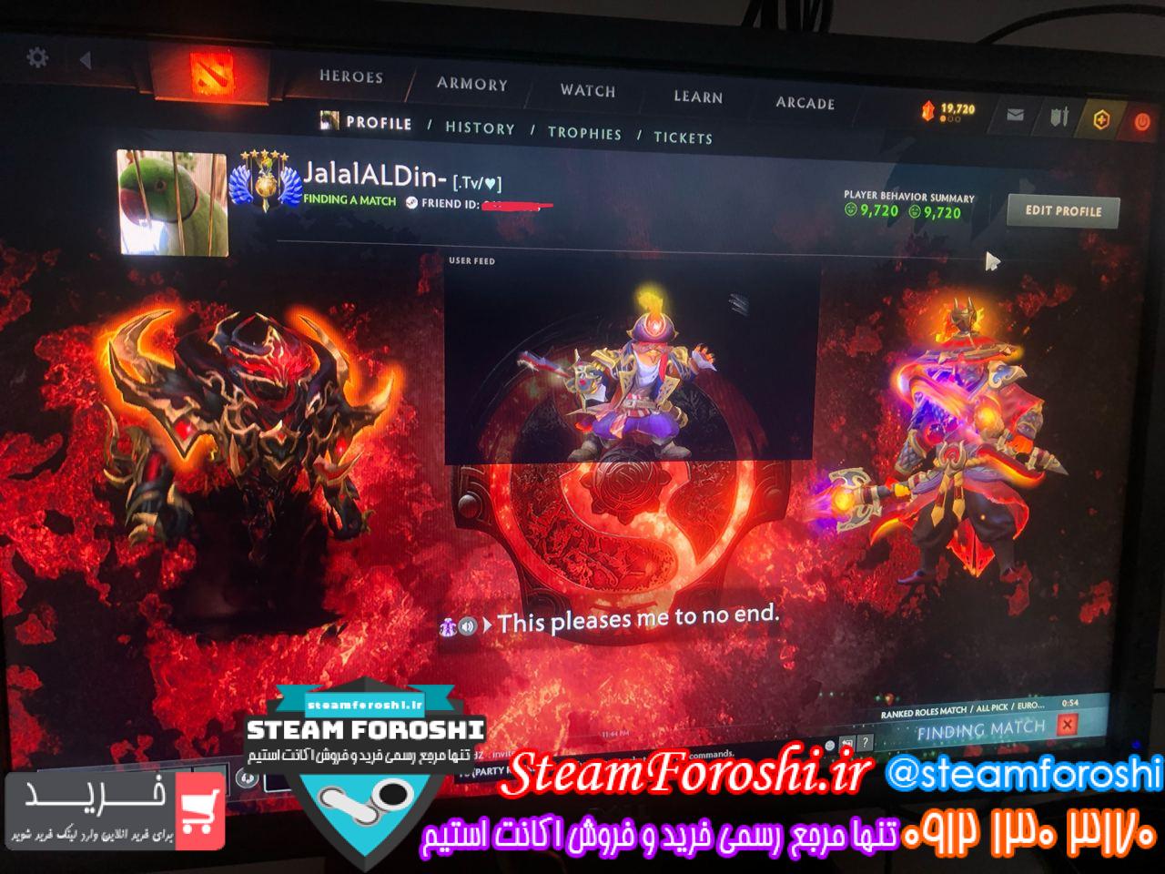 خرید اکانت دوتا 2 کد 13429