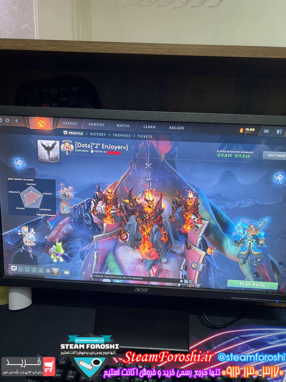 خرید اکانت دوتا 2 کد 13440