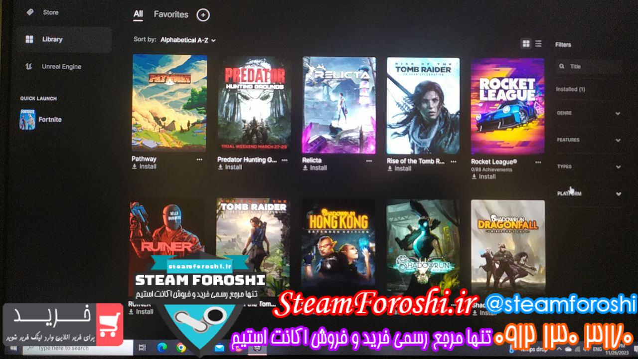 خرید اکانت استیم کد 13457