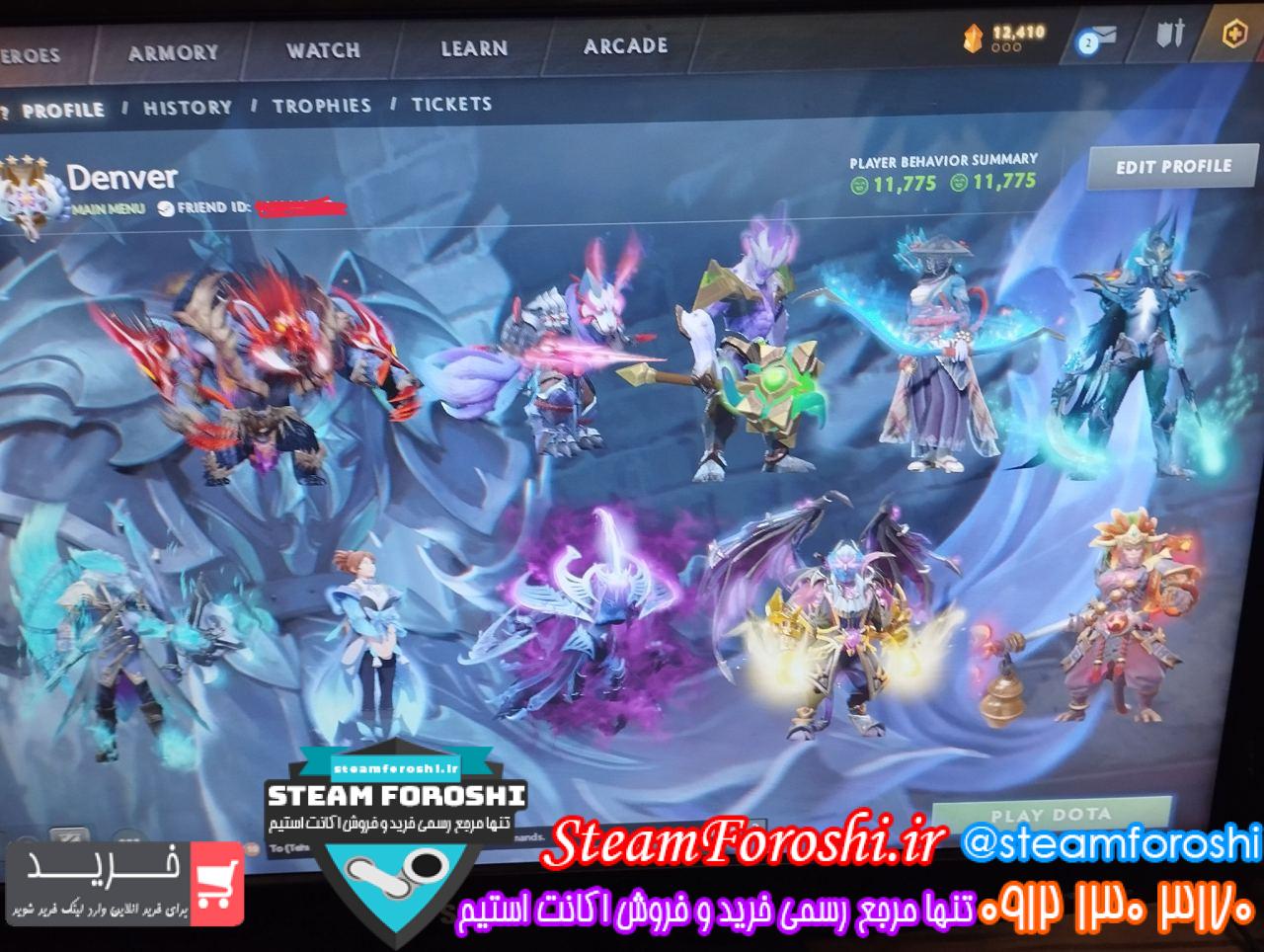 خرید اکانت دوتا 2 کد 13471