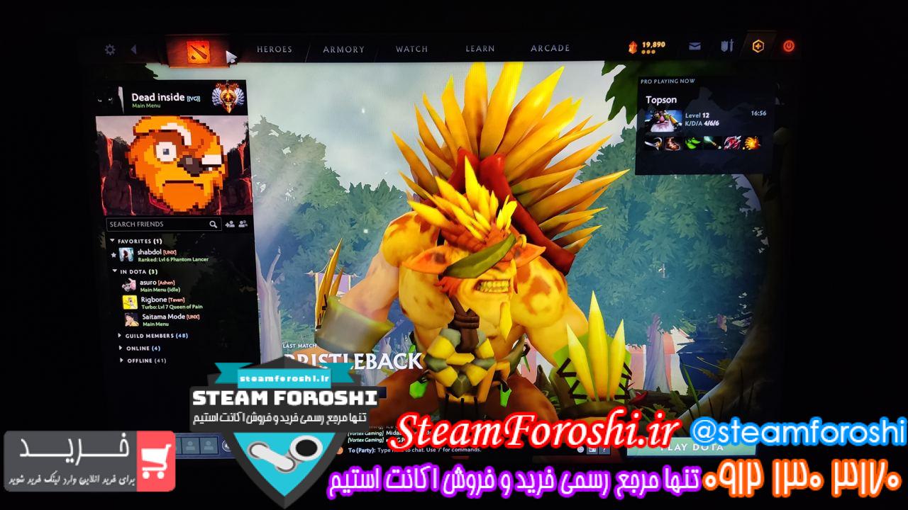 خرید اکانت دوتا 2 کد 13492