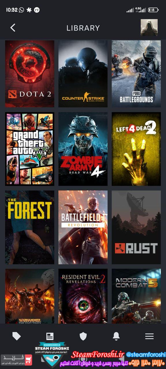 خرید اکانت استیم کد 13501