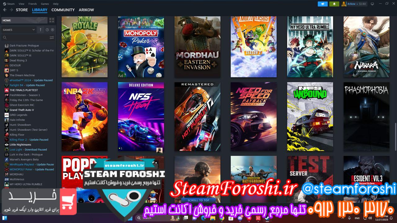 خرید اکانت استیم کد 13530