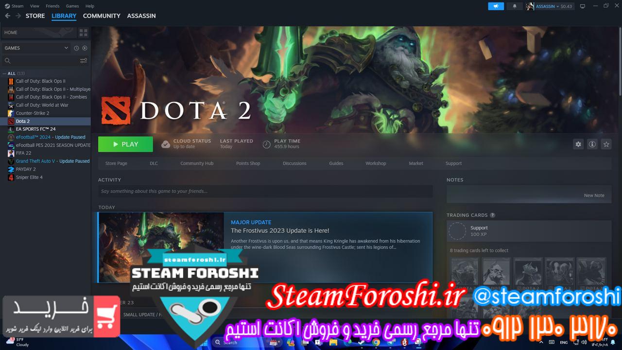 خرید اکانت استیم کد 13537