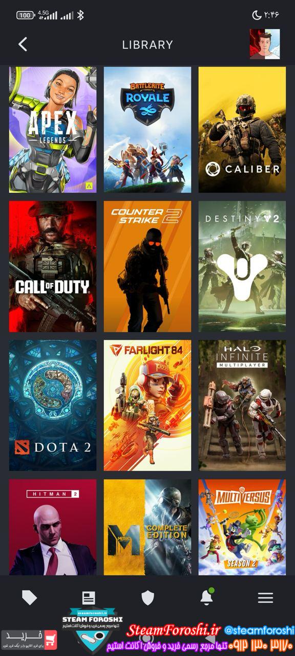 خرید اکانت استیم کد 13598