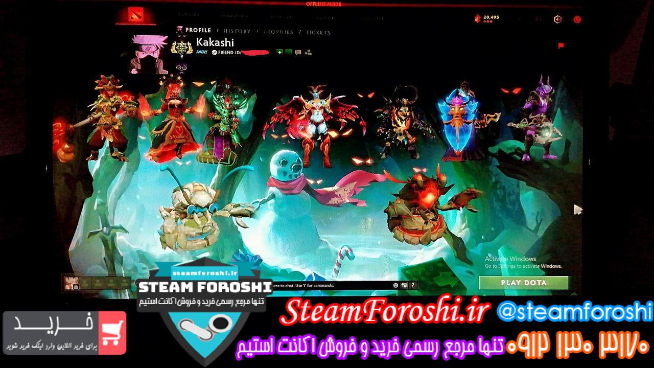 خرید اکانت دوتا 2 کد 13549