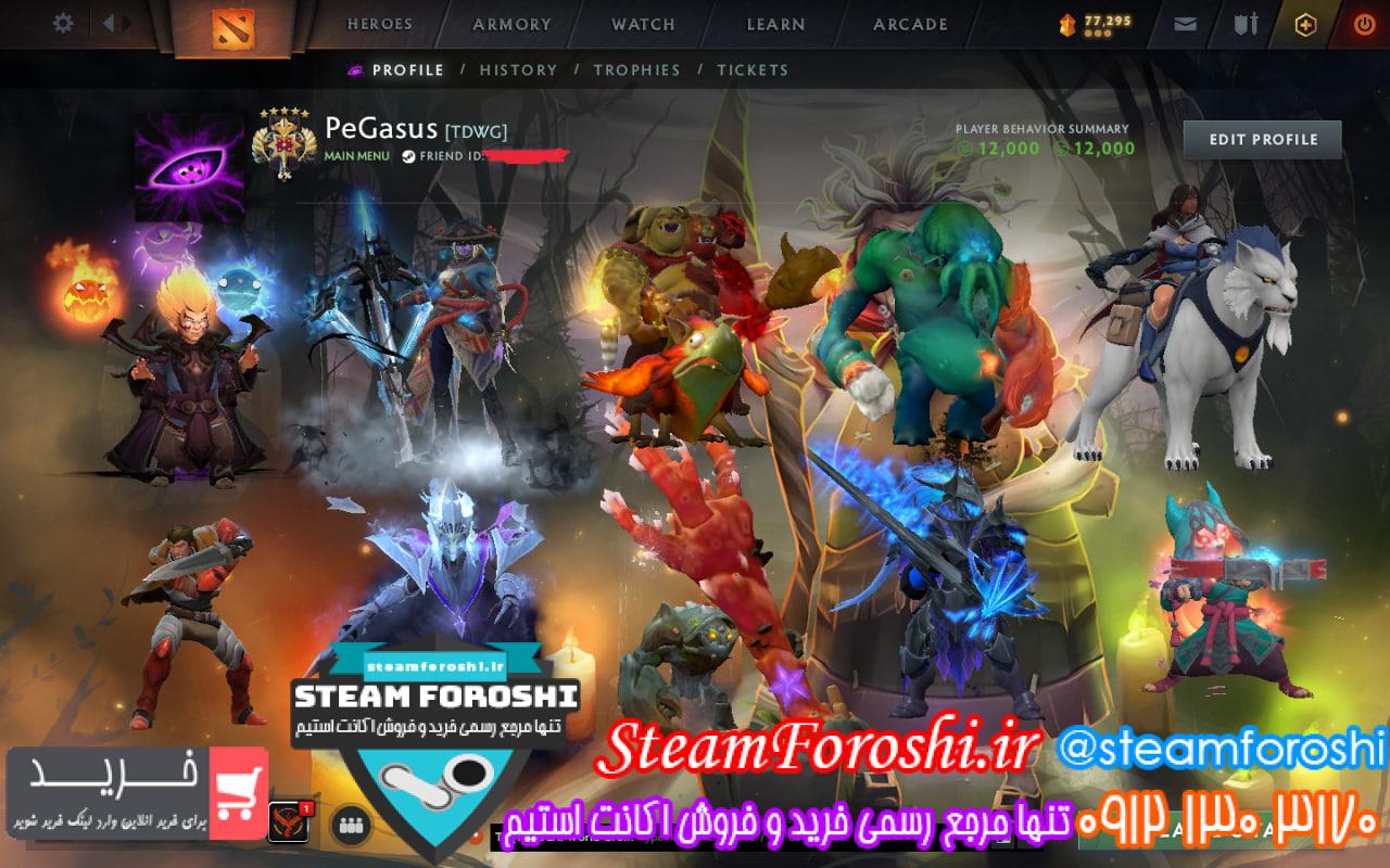 خرید اکانت دوتا 2 کد 13561