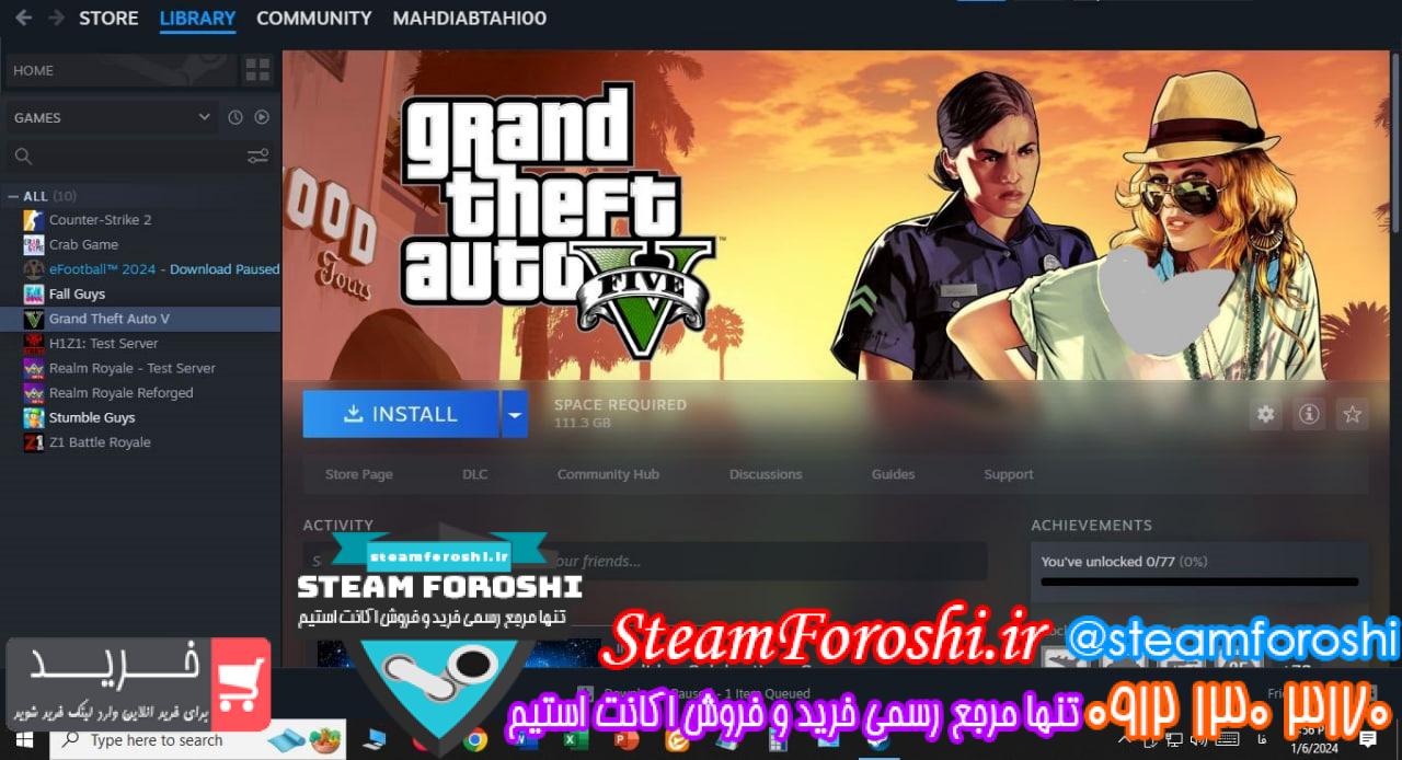 خرید اکانت استیم کد 13566