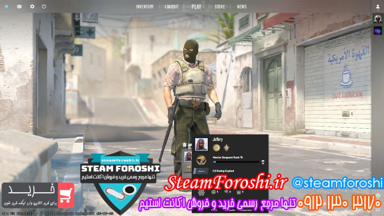خرید اکانت cs go کد 13612