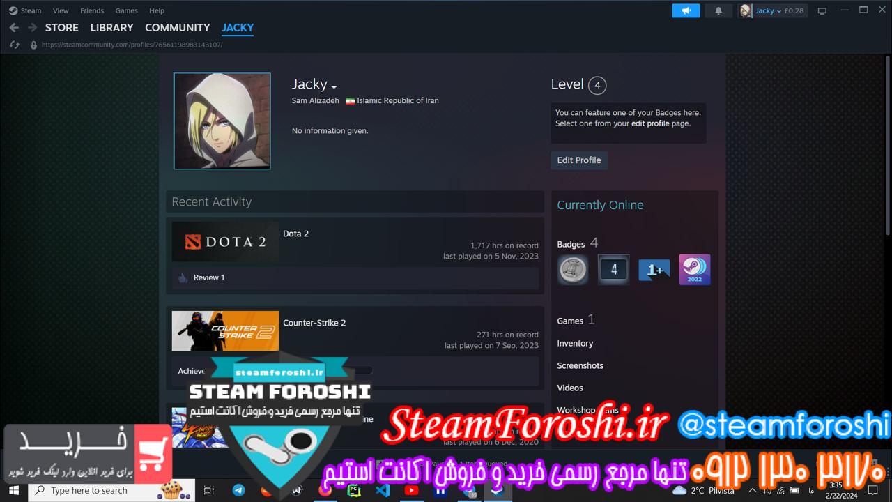 خرید اکانت استیم کد 13665