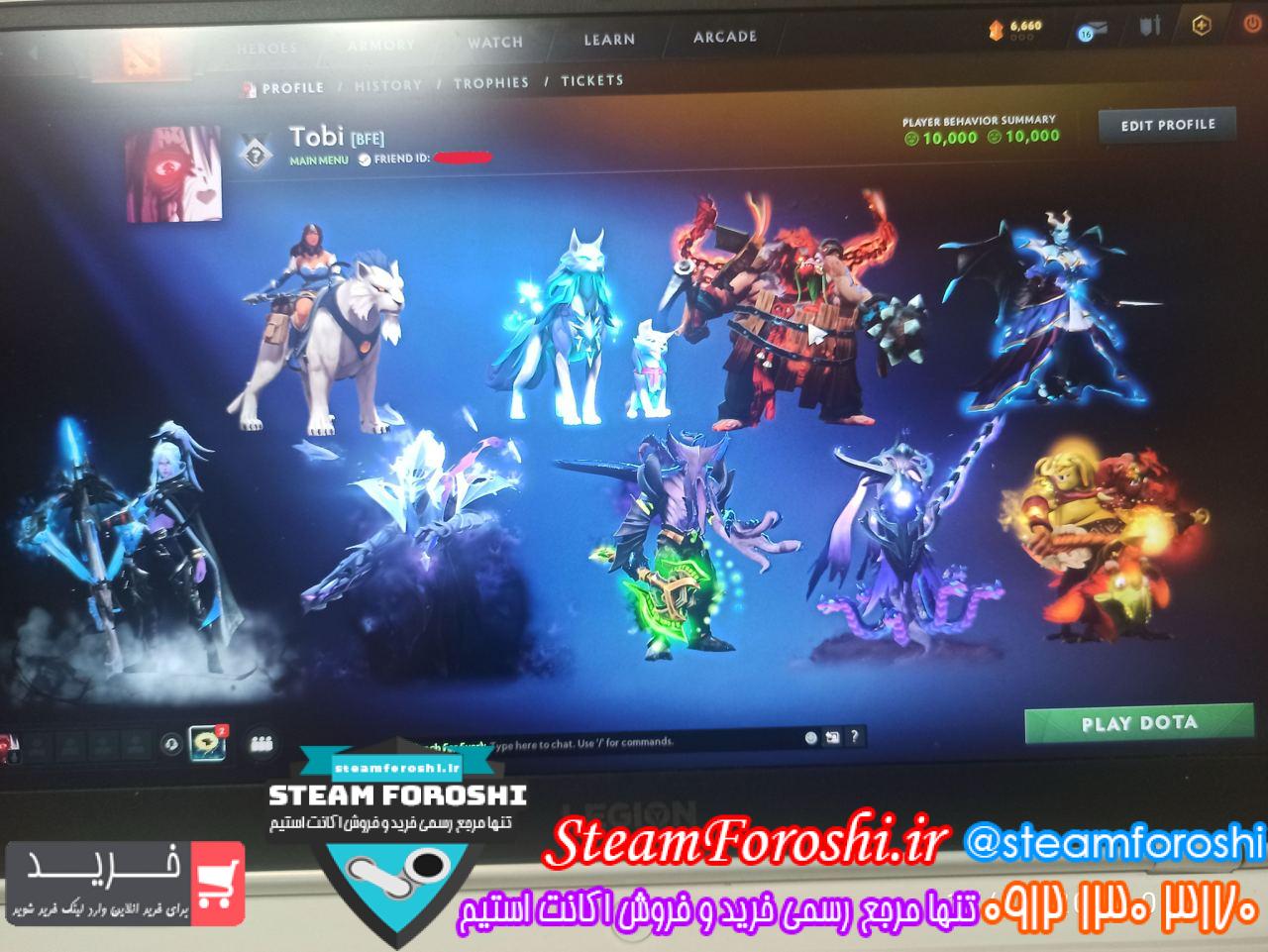 خرید اکانت دوتا 2 کد 13678