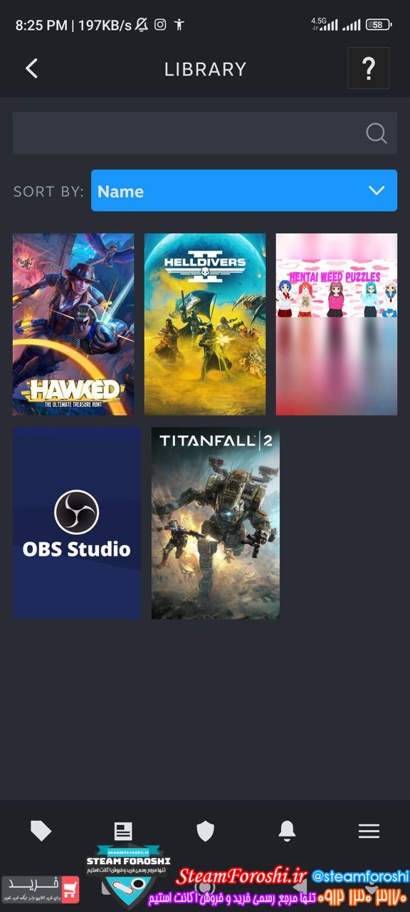 خرید اکانت استیم کد 13774