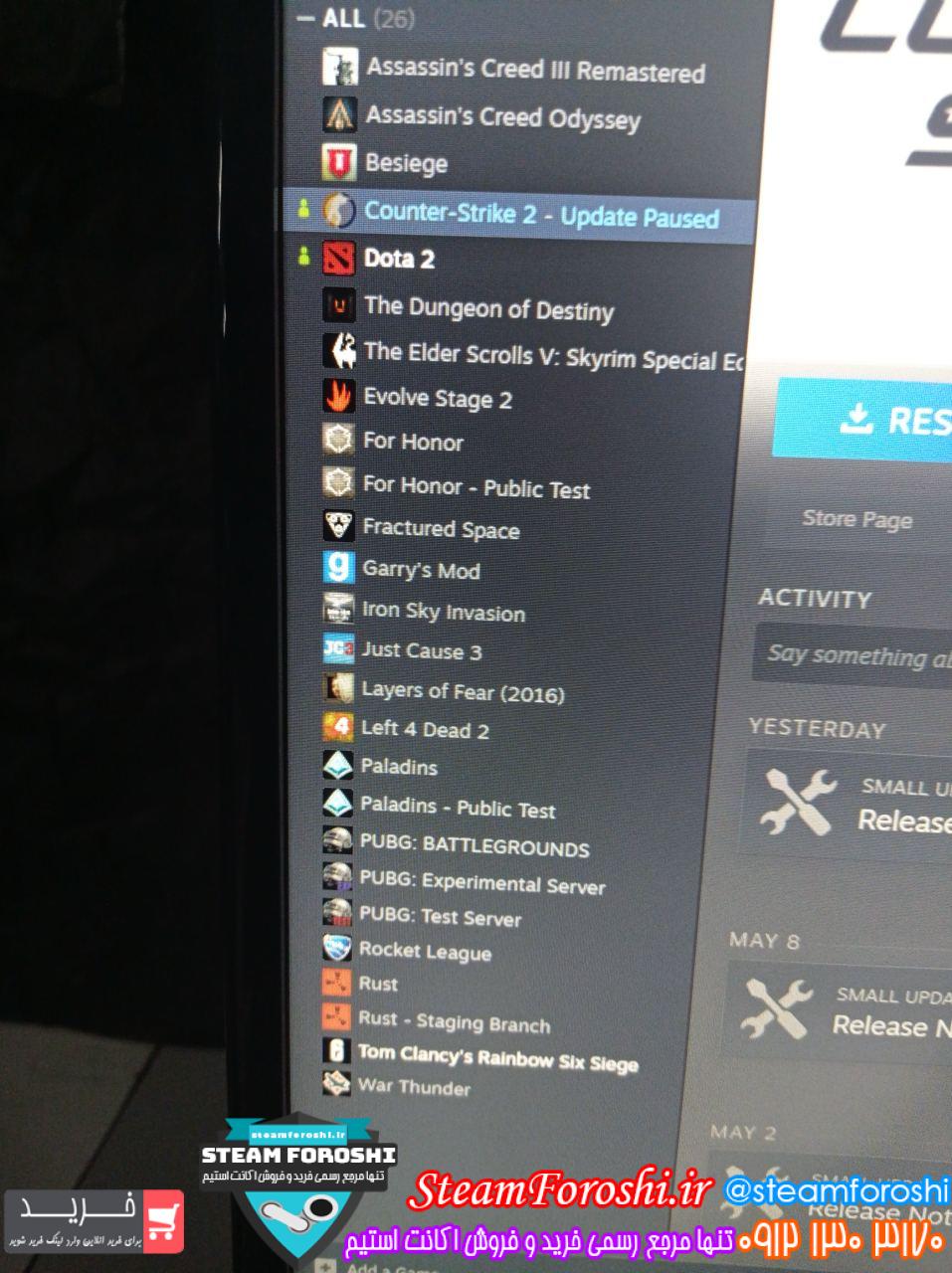 خرید اکانت استیم کد 13862