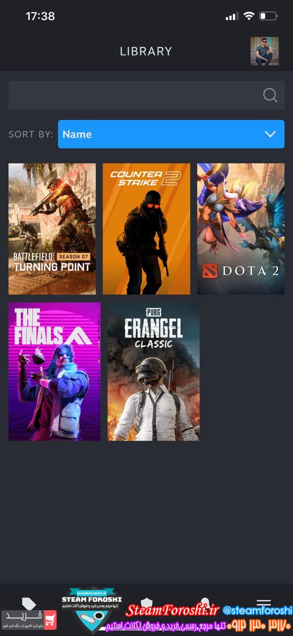 خرید اکانت استیم کد 13880