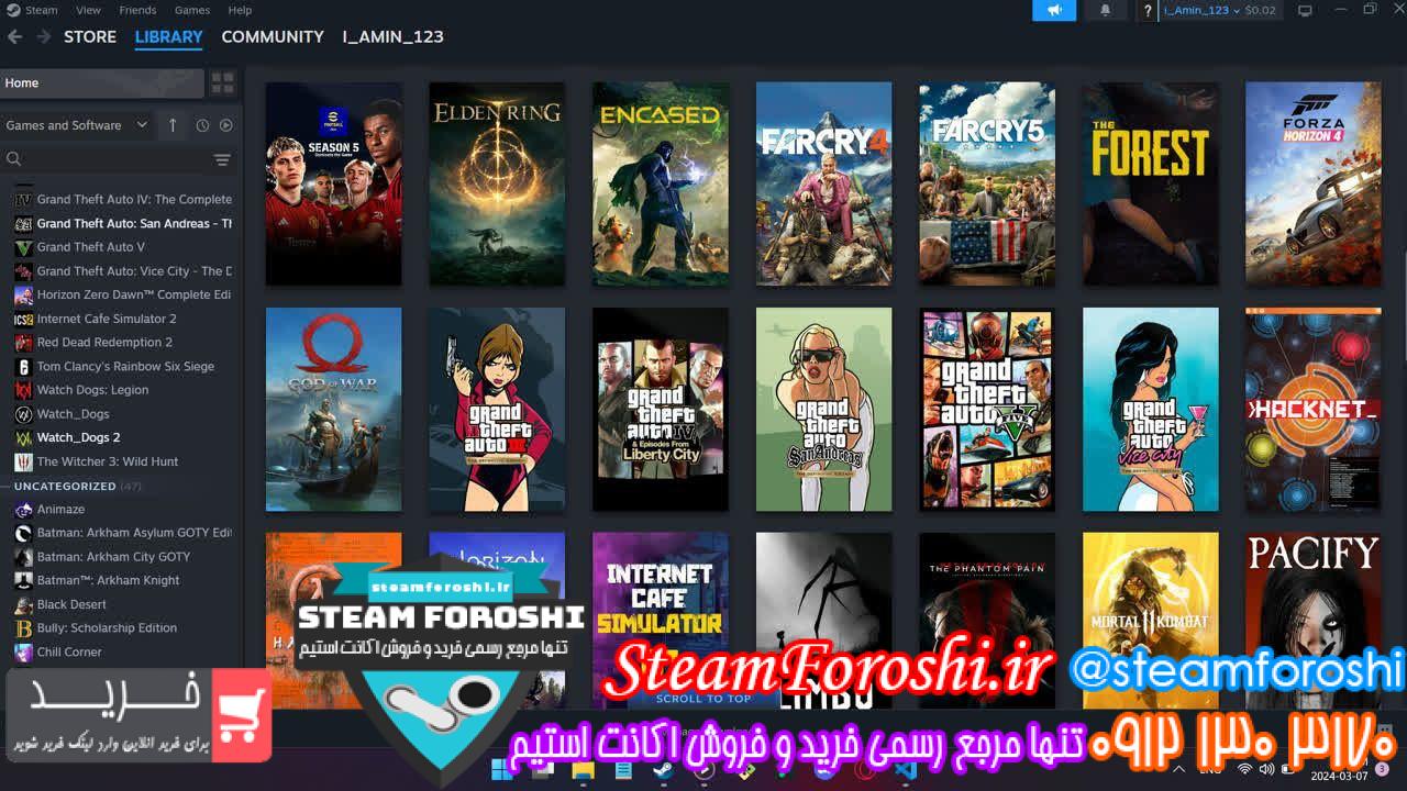 خرید اکانت استیم کد 13881