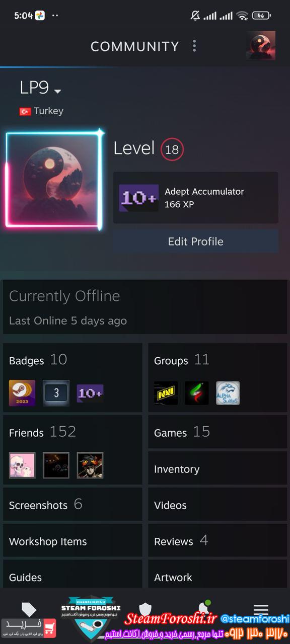 خرید اکانت cs go کد 13883