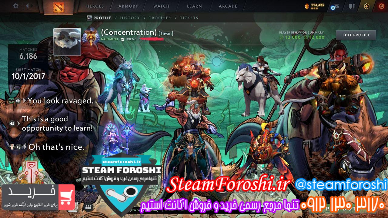 خرید اکانت دوتا 2 کد 13922