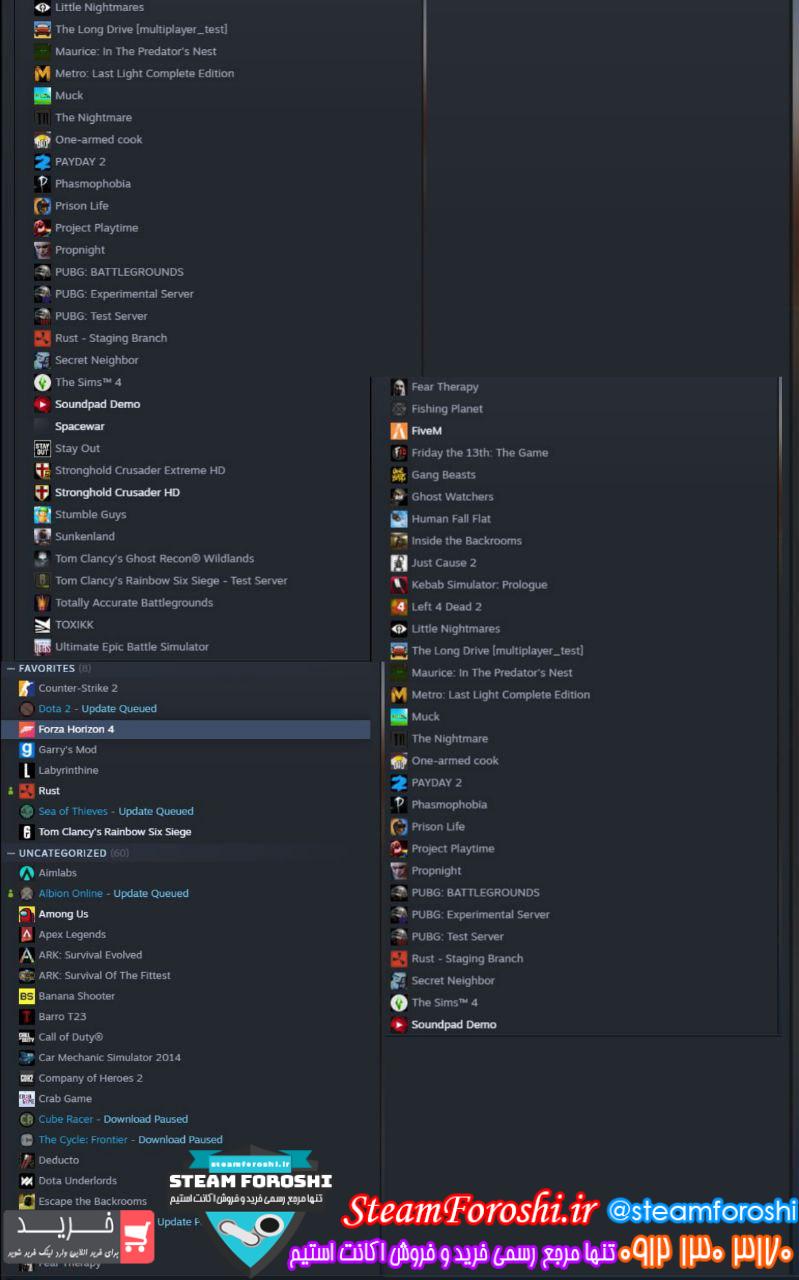 خرید اکانت استیم کد 13918