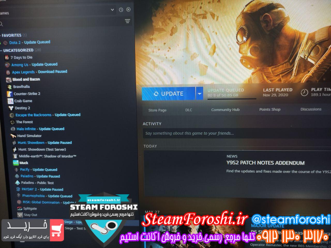 خرید اکانت استیم کد 13950