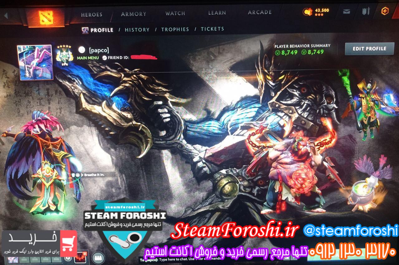 خرید اکانت دوتا 2 کد 13957