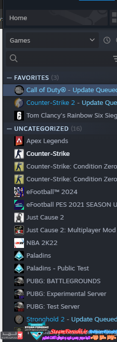 خرید اکانت استیم کد 13930