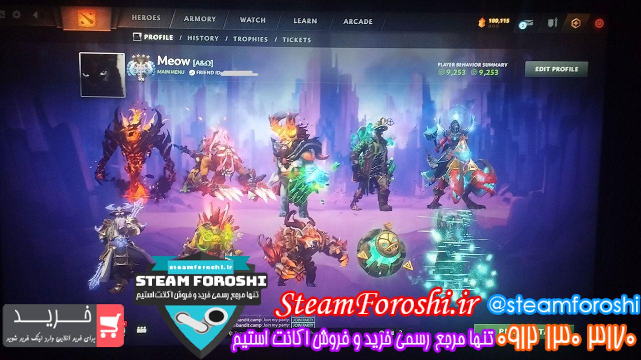 خرید اکانت دوتا 2 کد 14019