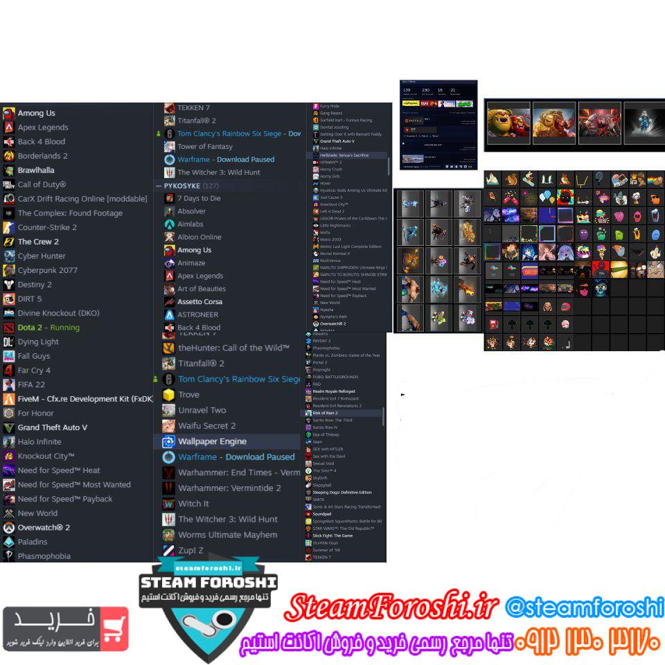 خرید اکانت استیم کد 14034