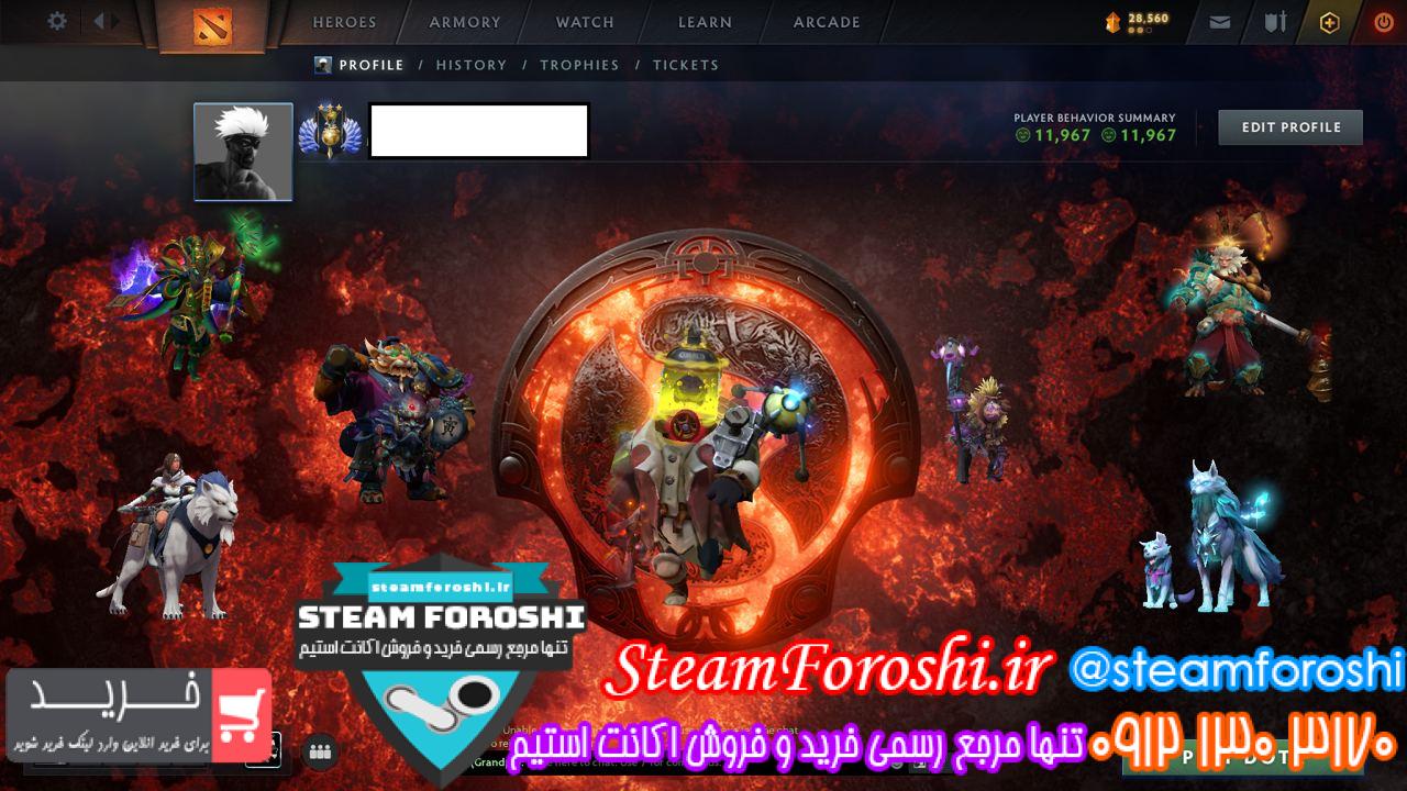 خرید اکانت دوتا 2 کد 14037