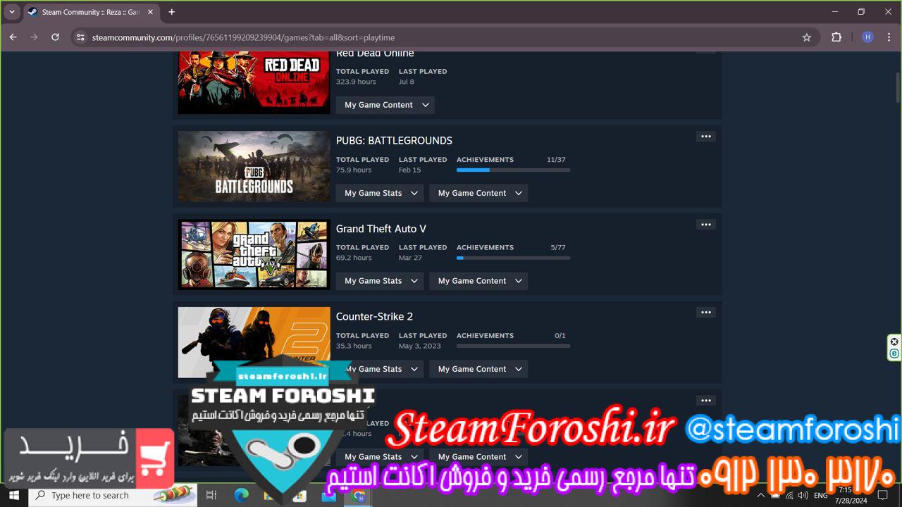 خرید اکانت استیم کد 14061