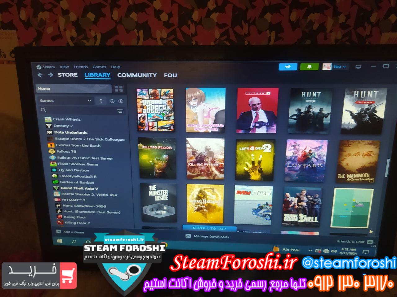 خرید اکانت استیم کد 14114