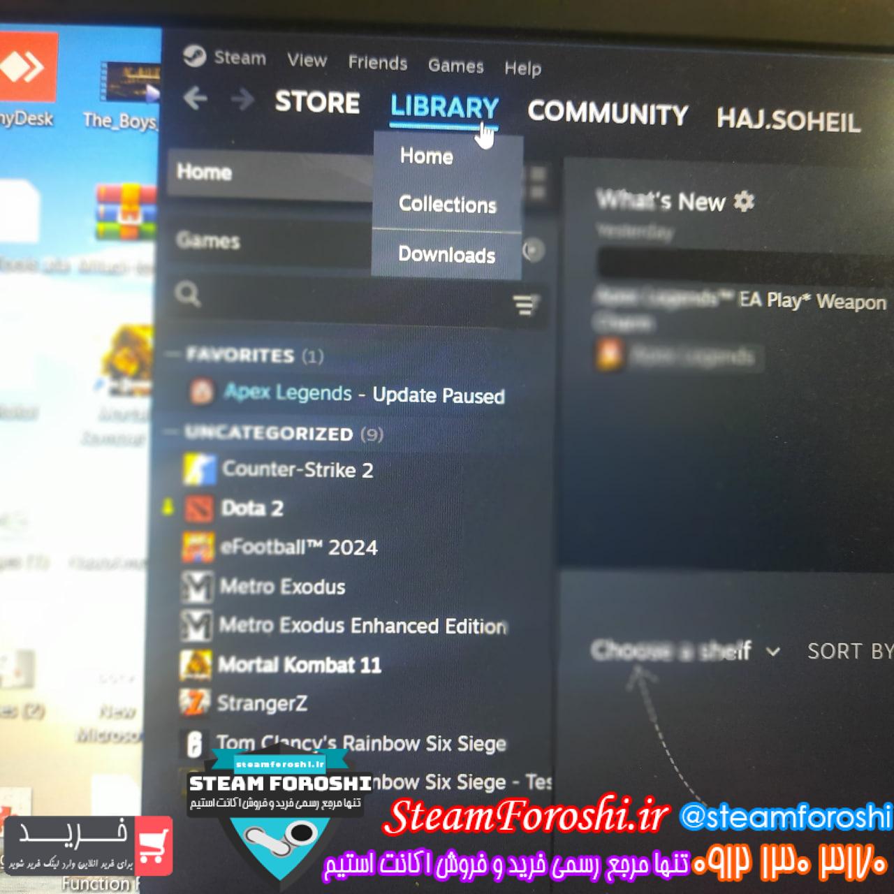 خرید اکانت استیم کد 14118