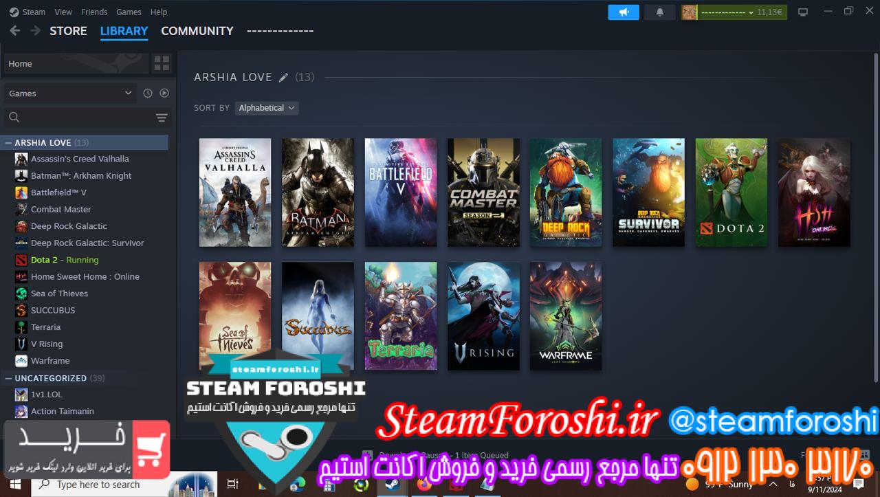 خرید اکانت استیم کد 14196