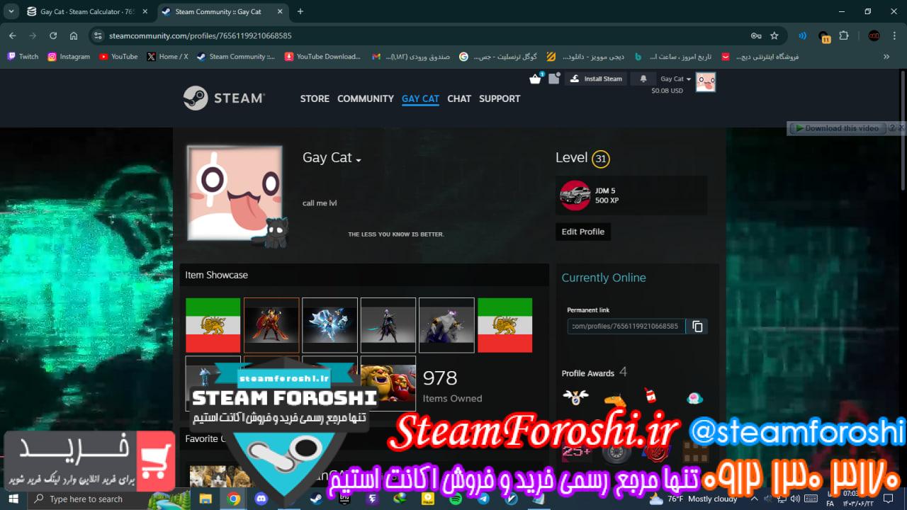 خرید اکانت استیم کد 14201