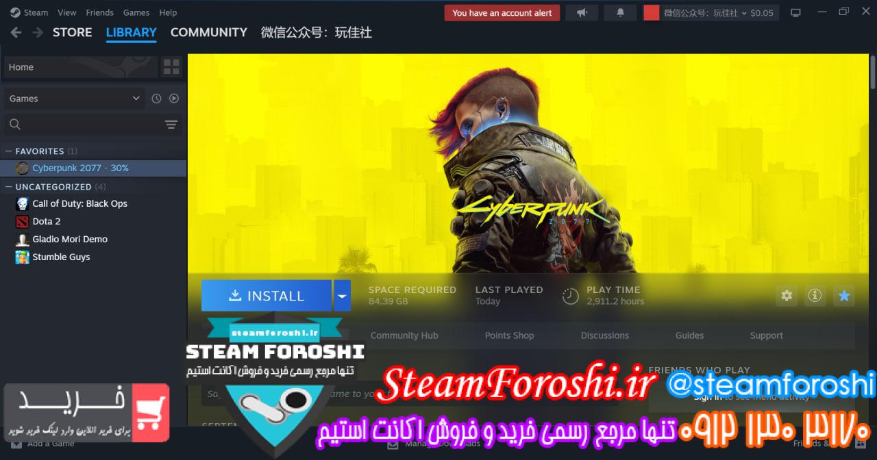 خرید اکانت استیم کد 14208