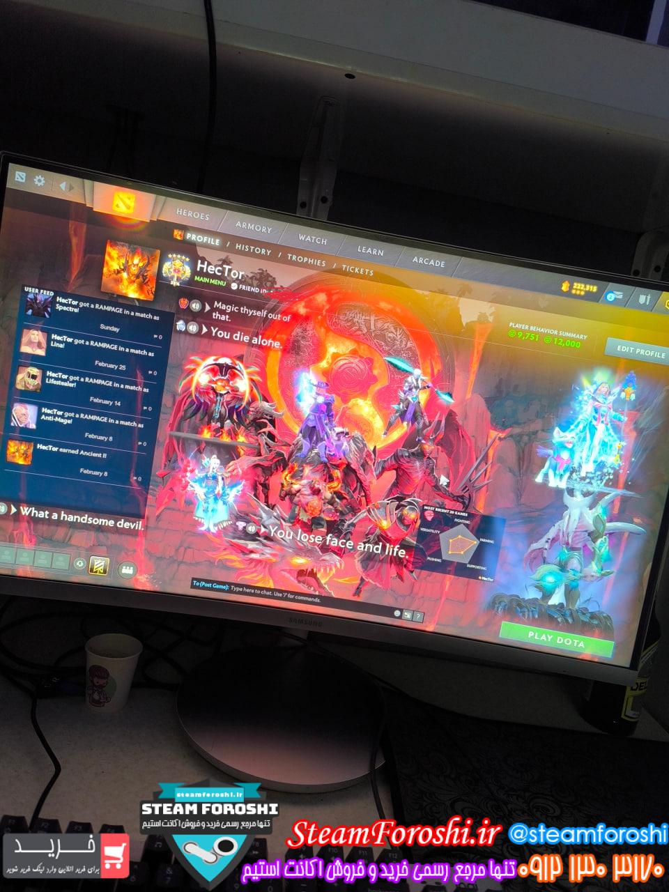 خرید اکانت دوتا 2 کد 14214