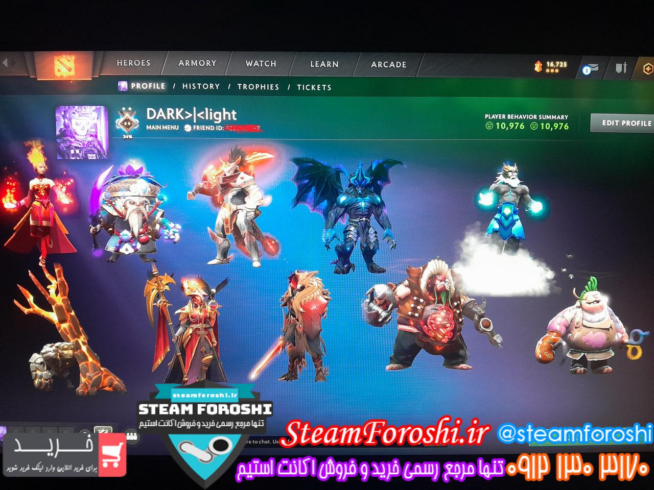 خرید اکانت دوتا 2 کد 14221