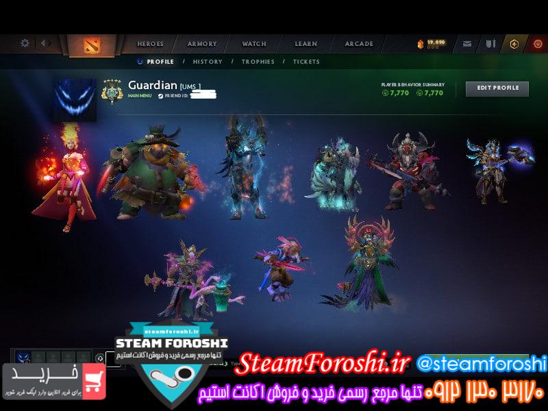 خرید اکانت دوتا 2 کد 14246