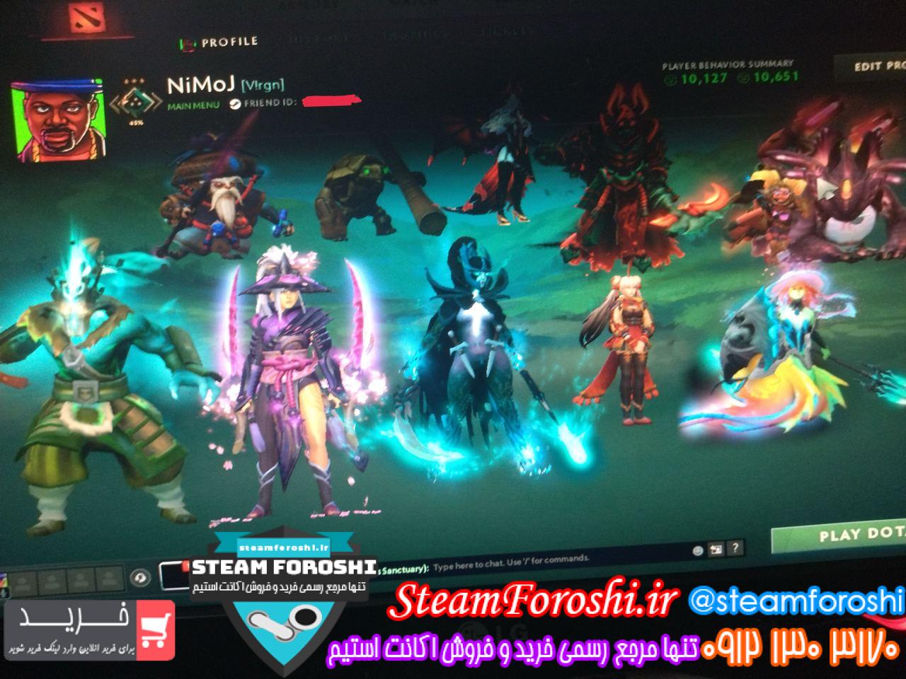 خرید اکانت دوتا 2 کد 14301