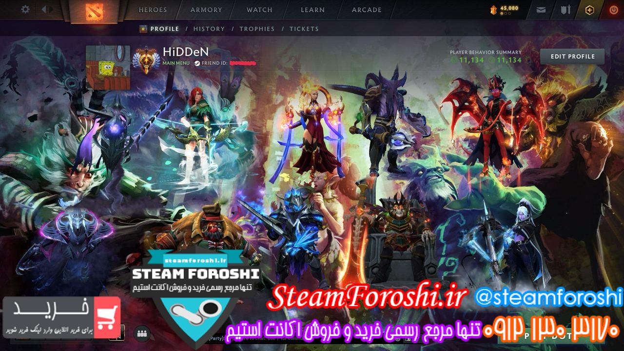 خرید اکانت دوتا 2 کد 14302