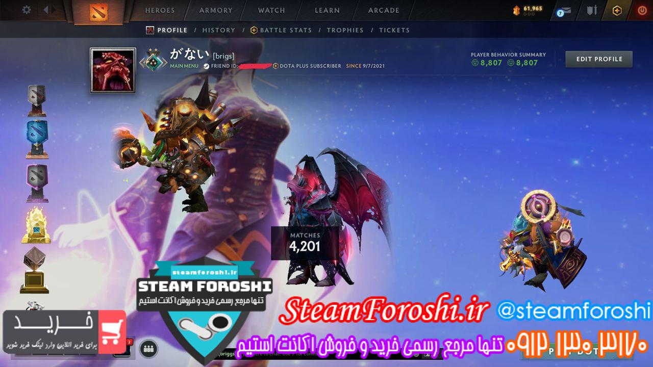 خرید اکانت دوتا 2 کد 14305