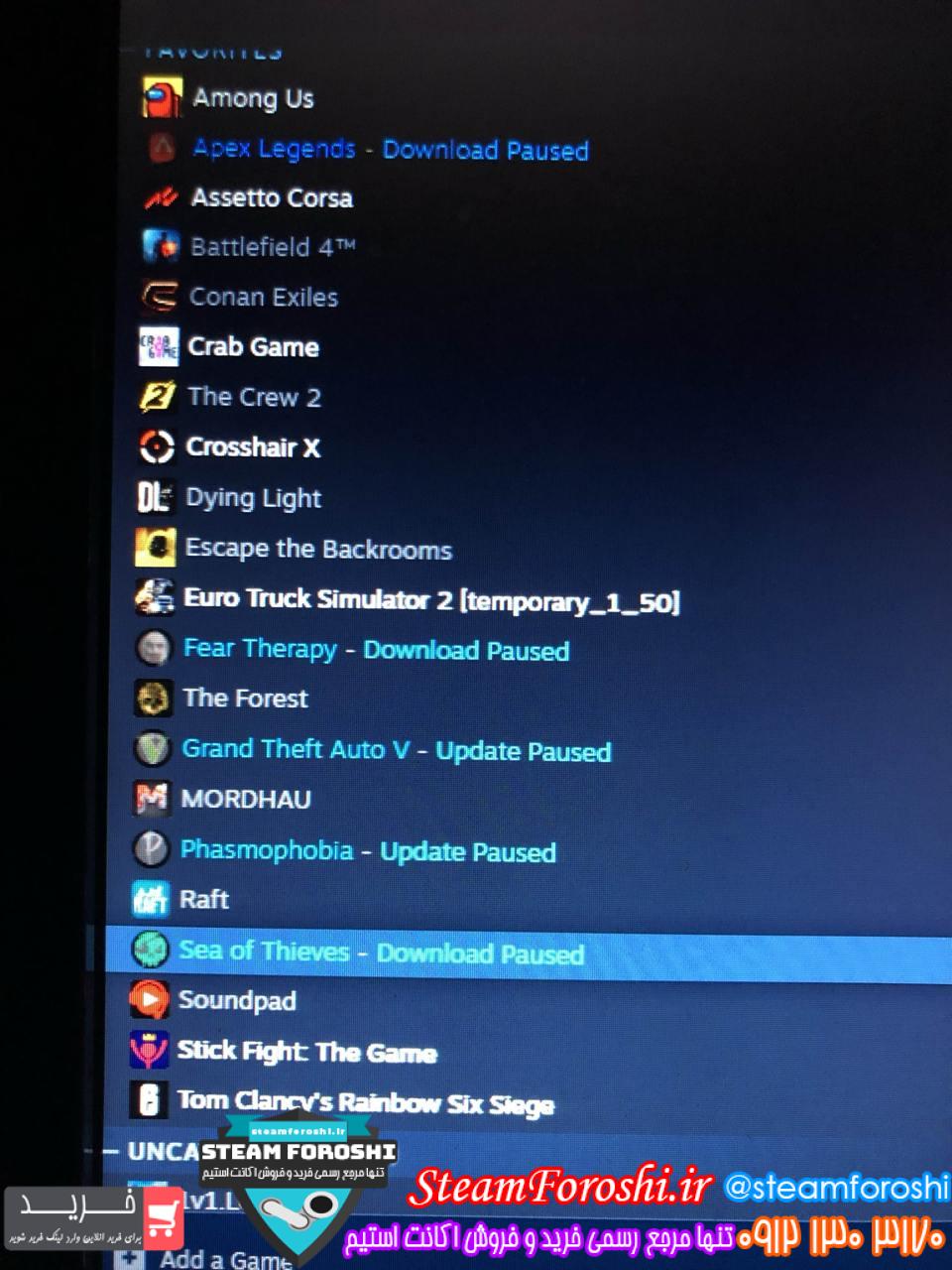 خرید اکانت استیم کد 14329