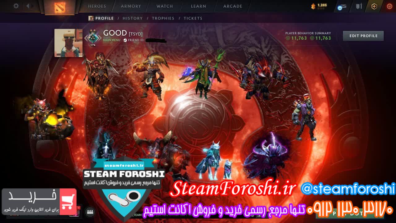 خرید اکانت دوتا 2 کد 14333